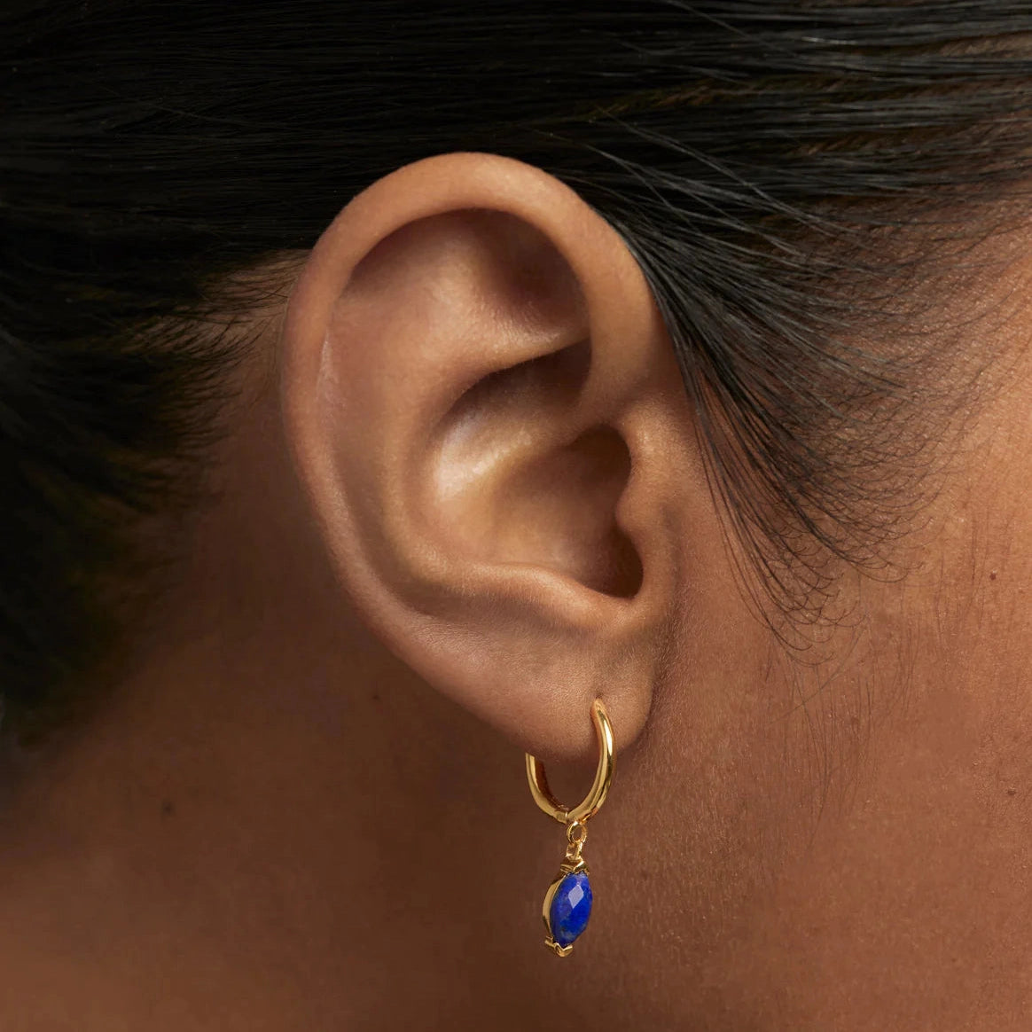 Lapis Lazuli Nomad Hoops