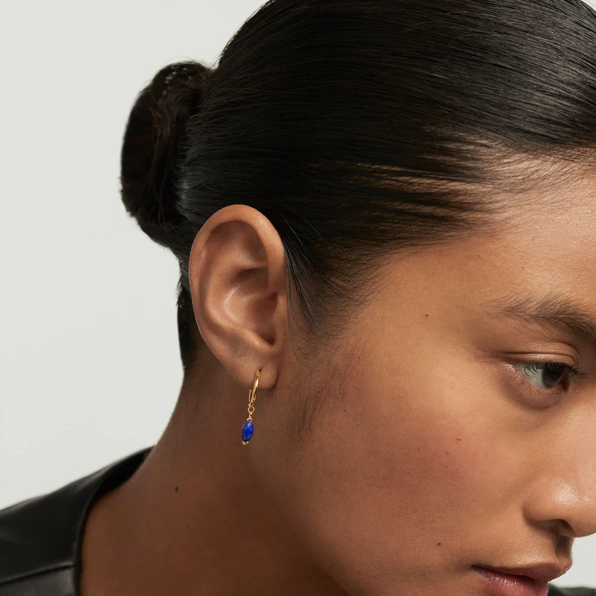 Lapis Lazuli Nomad Hoops