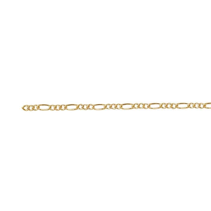 Milan - Diamond Cut Figaro Chain. Sterling Silver