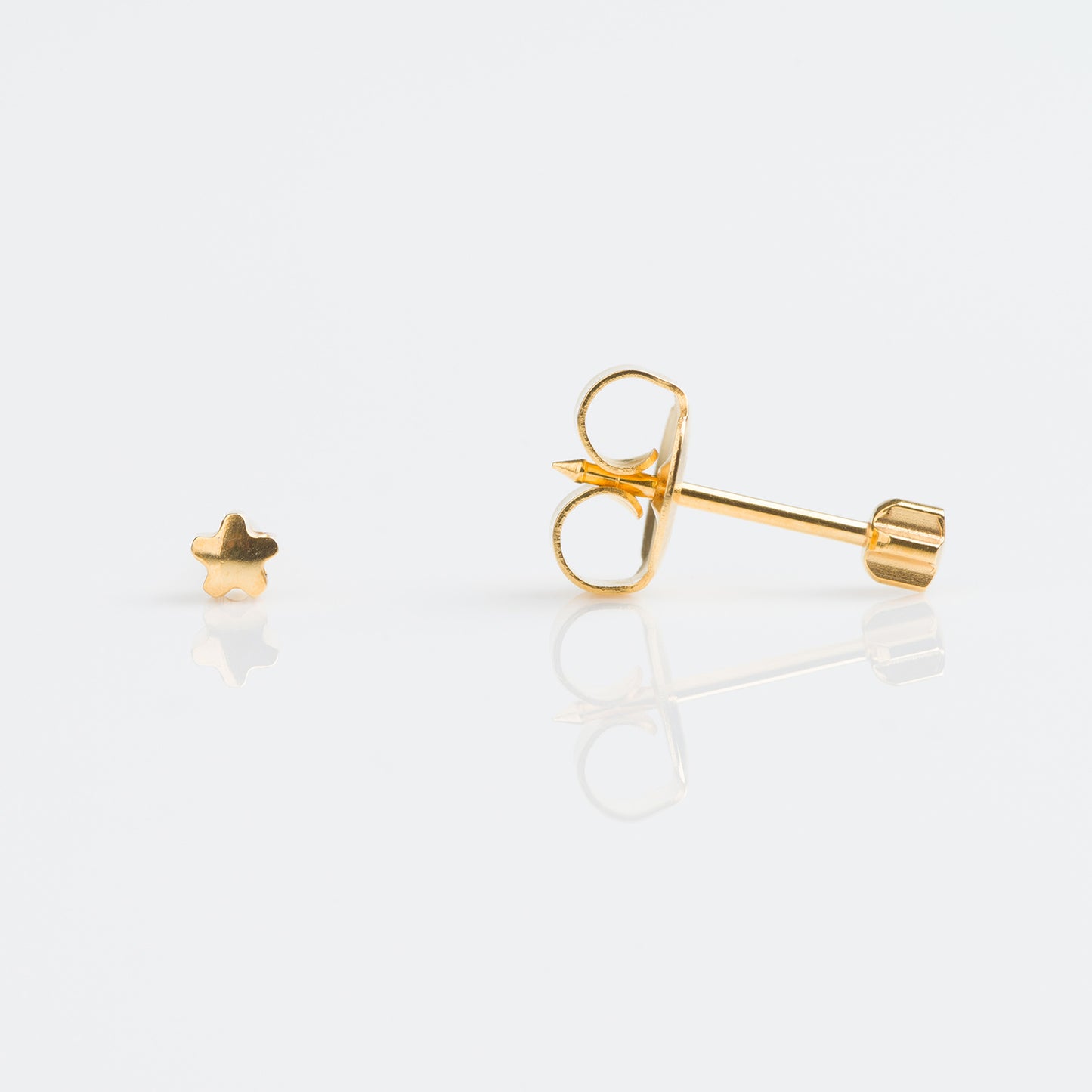 Gold Plated 3mm Star