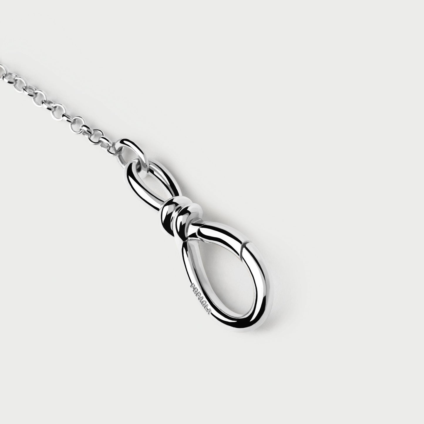 Stacker Clasp Silver Chain Neclace