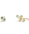 Candy Kiss Earrings – November – Topaz – Gold Vermeil