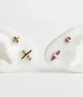 Candy Kiss Earrings – November – Topaz – Gold Vermeil