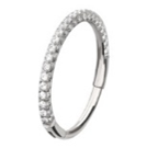 3 sided Pave Titanium Clicker
