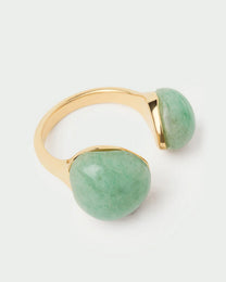 Green Aventurine Gravity Ring