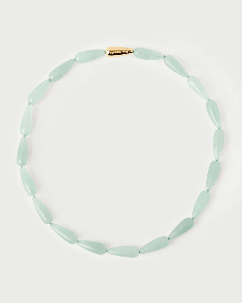 Green Aventurine Drop Necklace