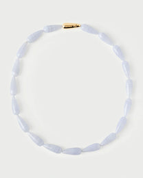Blue Agate Drop Necklace
