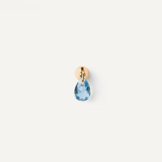 Blue Lily Single Earring