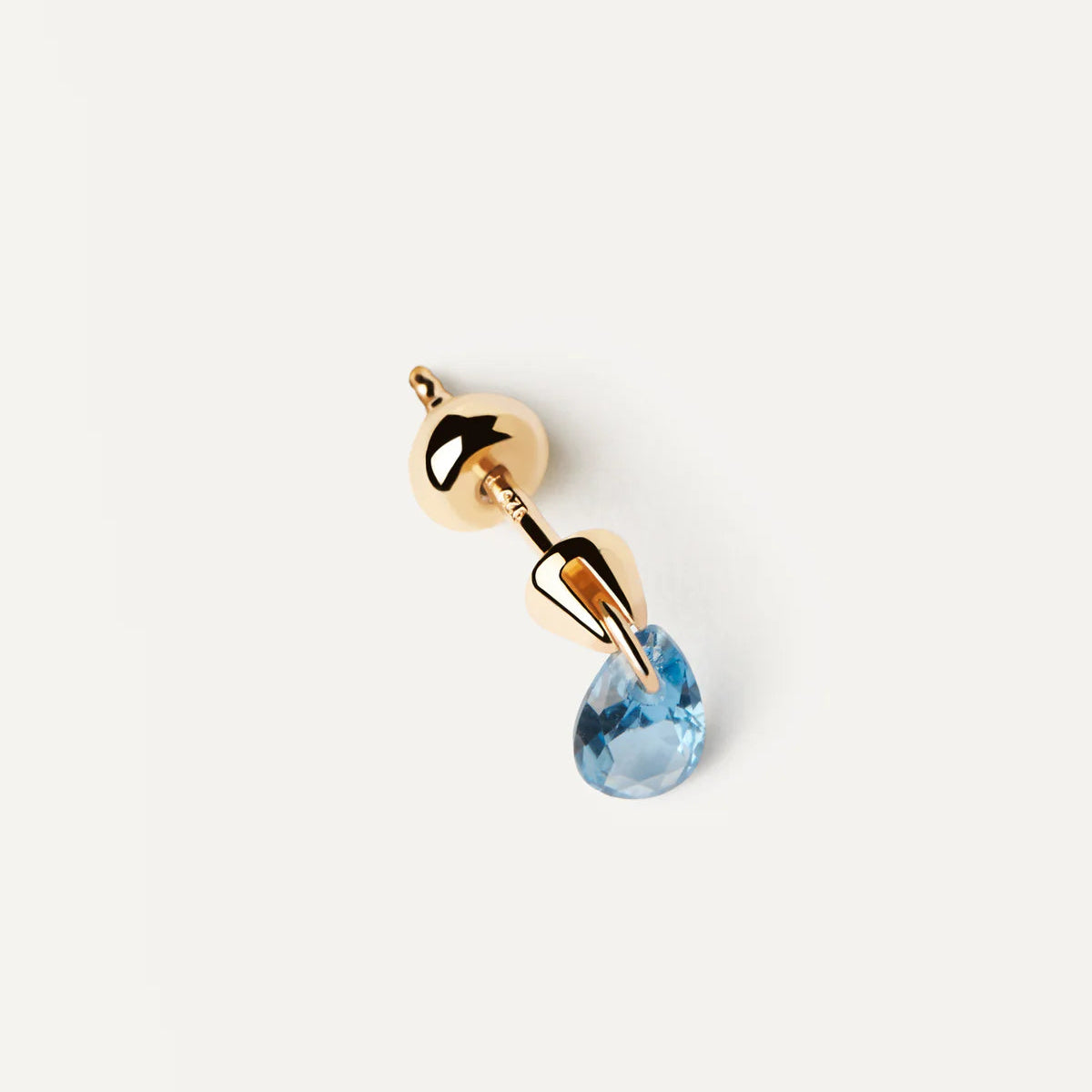 Blue Lily Single Earring