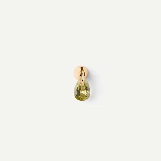 Green Lilly Single Earring