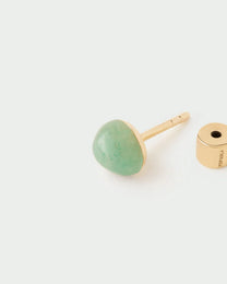 Green Aventurine Gravity Ear Piercing