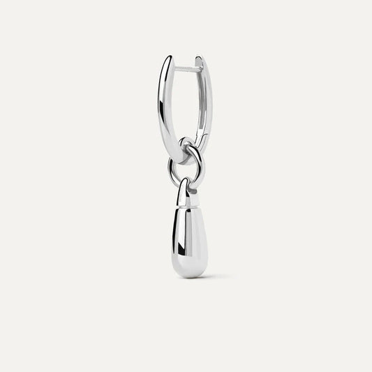 Jupiter Silver Single Hoop