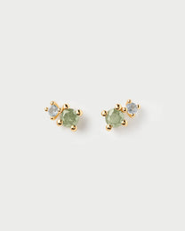 Moss stud earrings