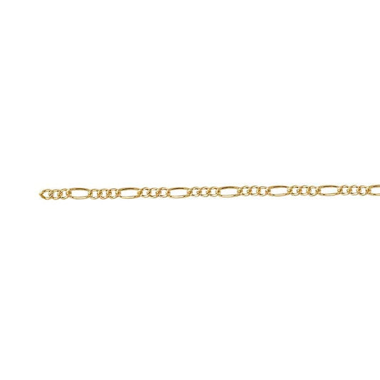 Milan - Diamond Cut Figaro Chain. Sterling Silver