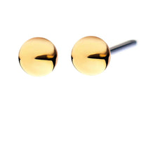 14Kt Gold Threadless Ball Top