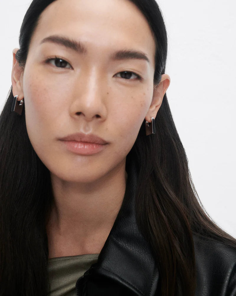 Chicago silver hoops