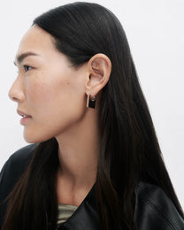 Chicago silver hoops