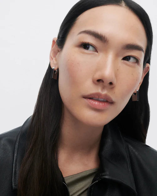 Chicago silver hoops