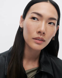 Chicago silver hoops