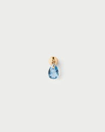 Blue Lily single earring