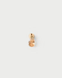 Peach Lily single earring