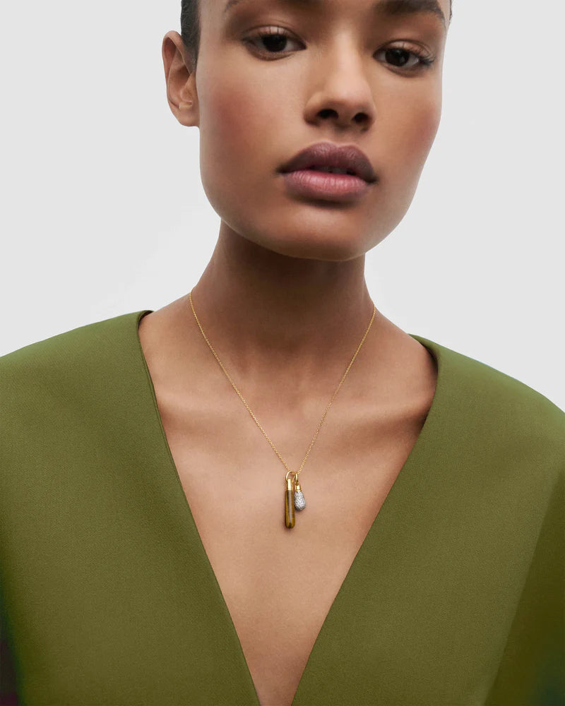 Tiger Eye Large Drop pendant