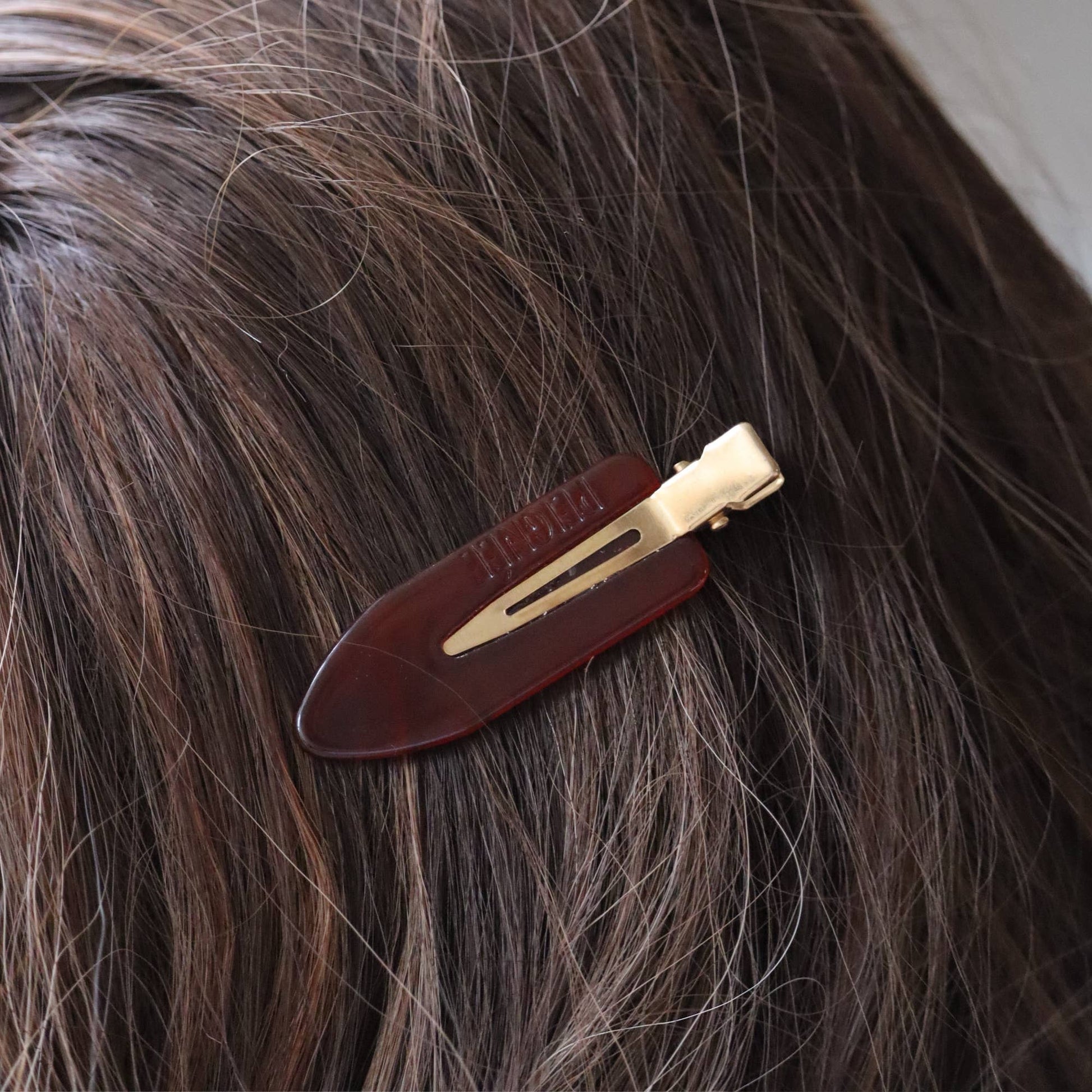 Delicate Red Hairpins (Pair)