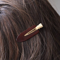 Delicate Red Hairpins (Pair)