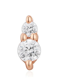Prim - White Diamond 14K Rose Gold