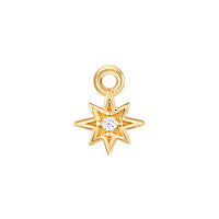 My Shining Star Charm 14ct Gold Vermeil