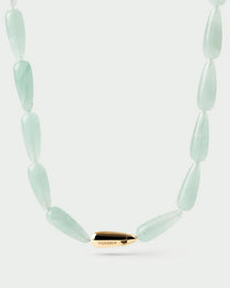 Green Aventurine Drop Necklace