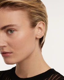 Diamonds and gold Brooklyn Single Earring