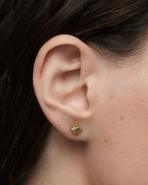 Moss stud earrings