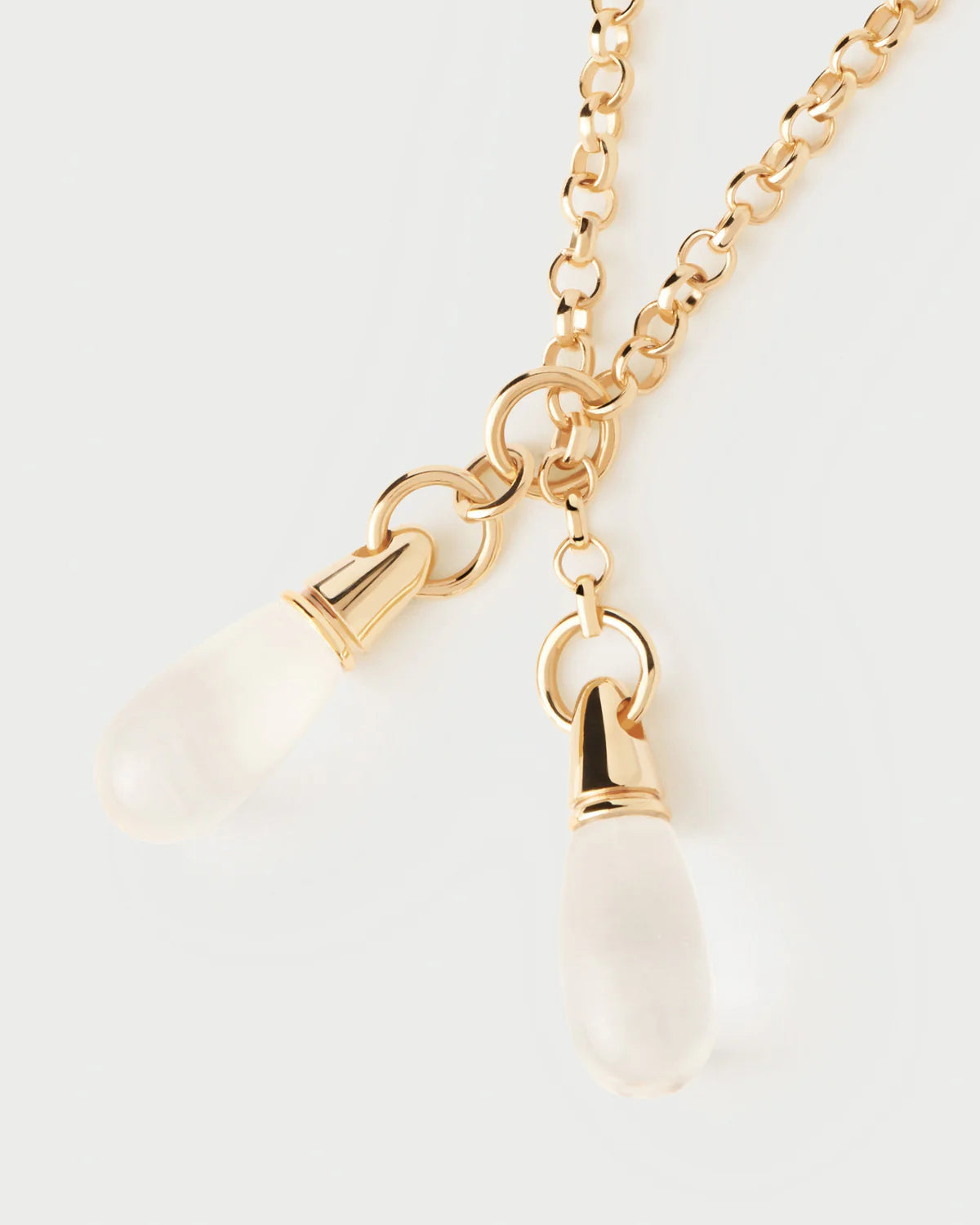 Rock crystal Tango chain necklace