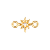 My Shining Star Connector 14ct Gold Vermeil