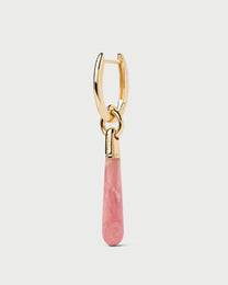 Rhodochrosite Large Jupiter single earring