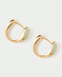 Prehnite Isla hoops