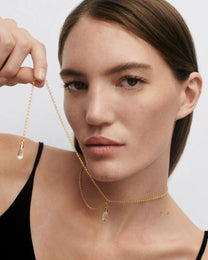 Rock crystal Tango chain necklace