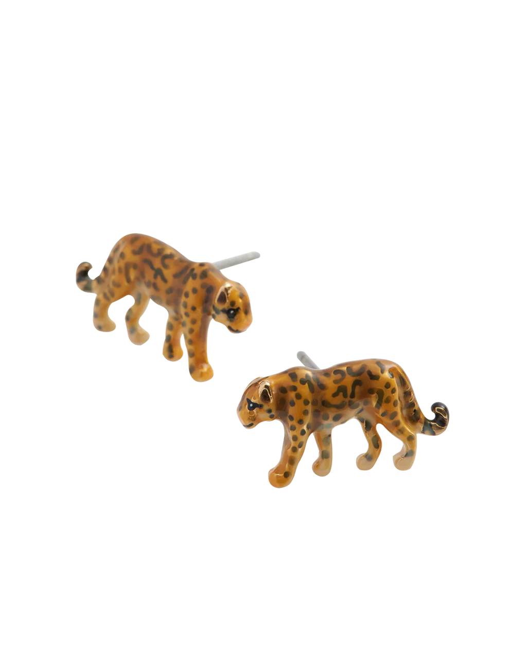 Leopard Stud Earrings