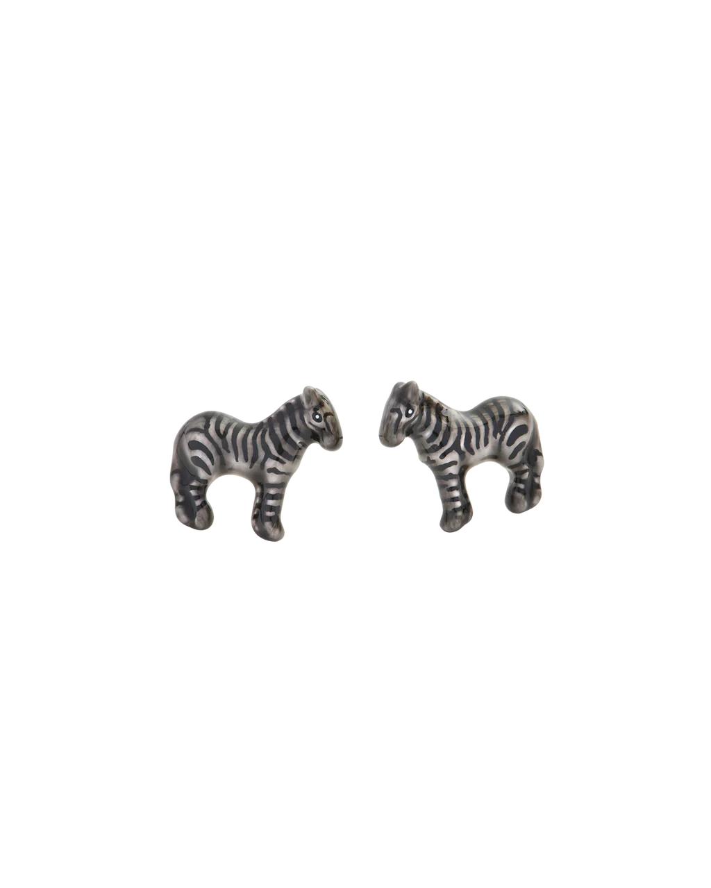 Zebra Stud Earrings