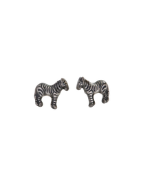 Zebra Stud Earrings