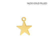 14/20 Yellow Gold-Filled Star Charm.