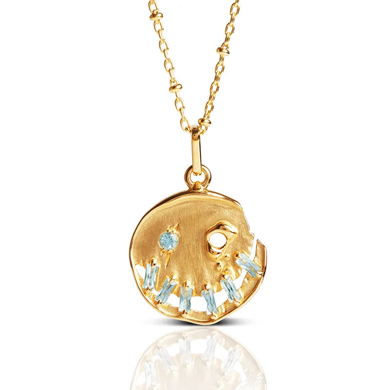 SMILE! Gold Vermeil Topaz