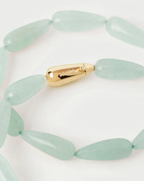 Green Aventurine Drop Necklace
