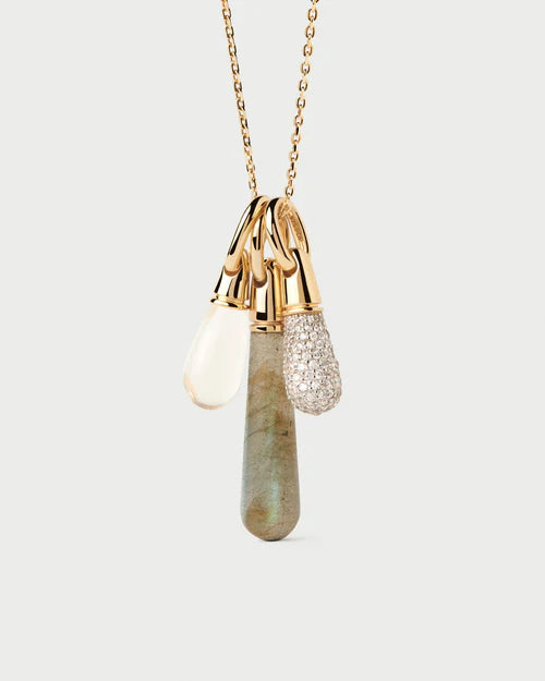 Rock crystal Drop pendant
