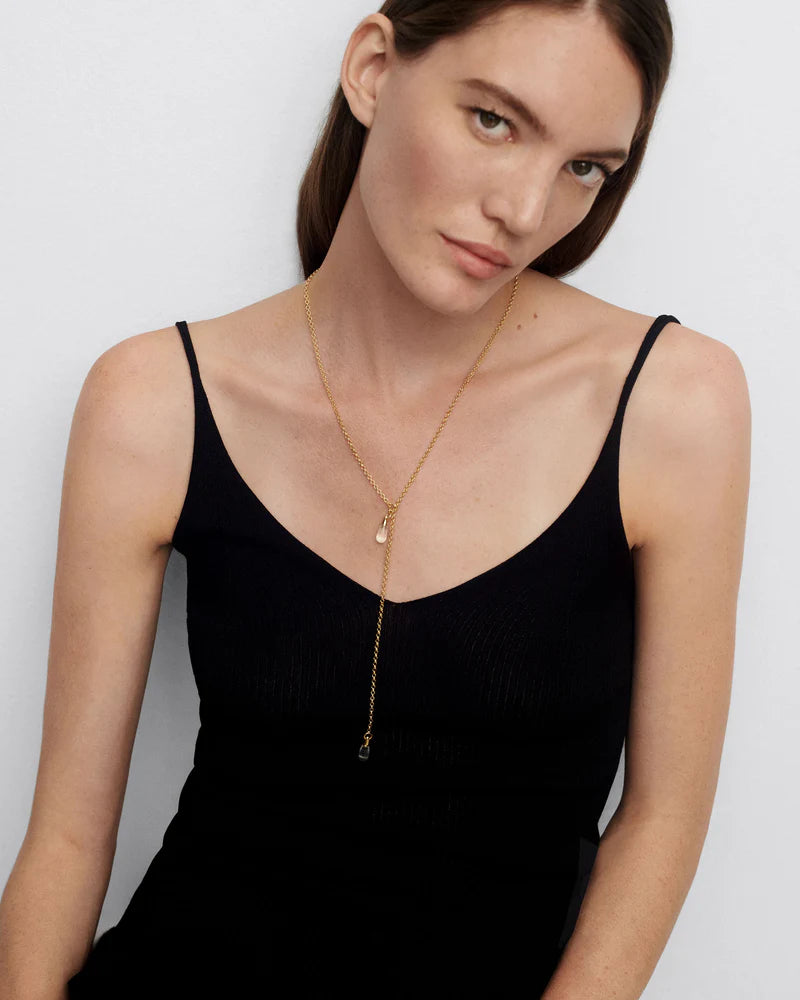 Rock crystal Tango chain necklace