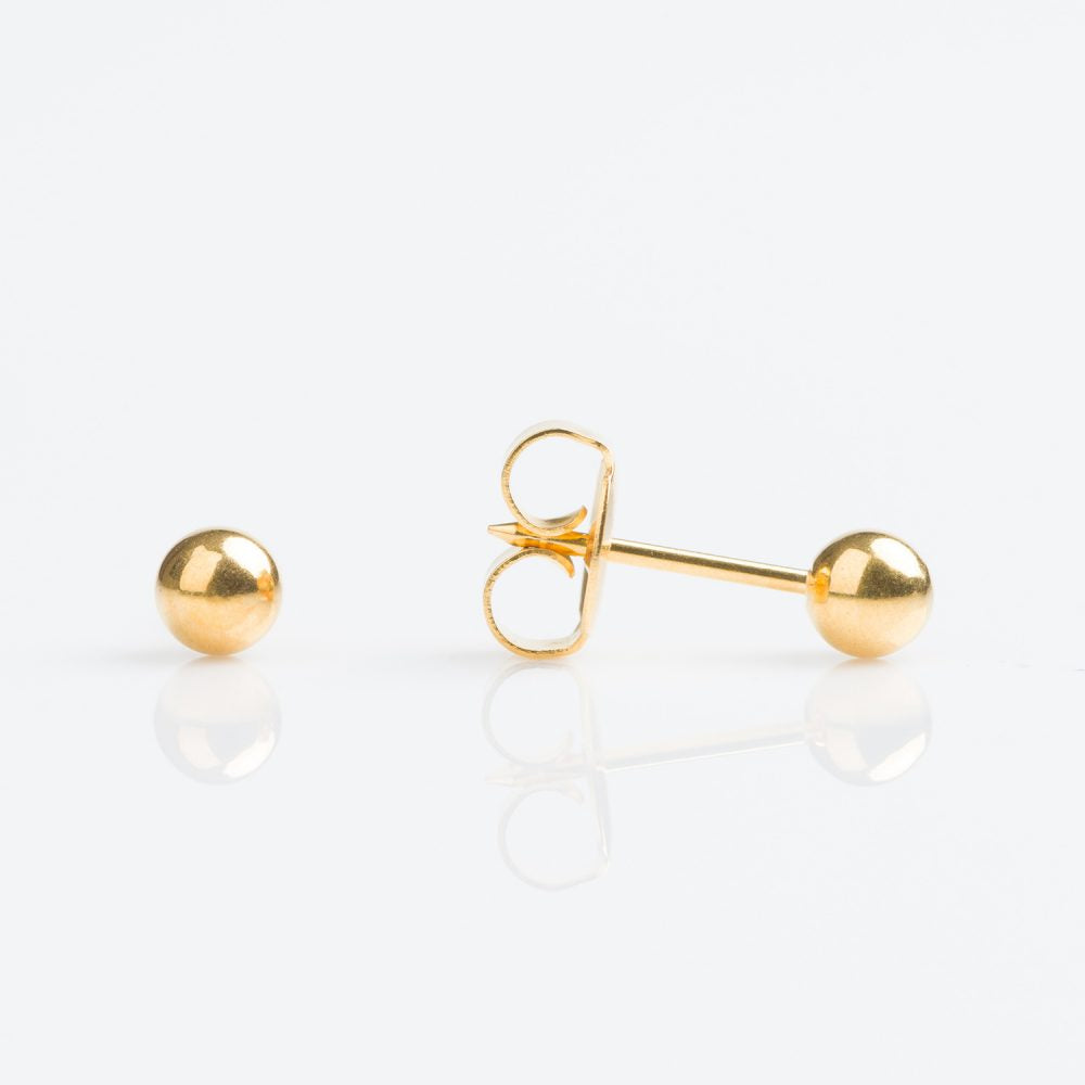 9K Solid Gold 4mm Ball (4)