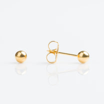 9K Solid Gold 4mm Ball (4)