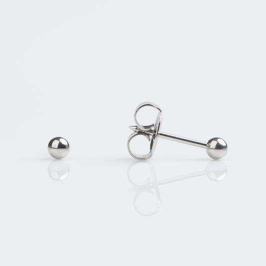 9K Solid White gold 3mm Ball (9)