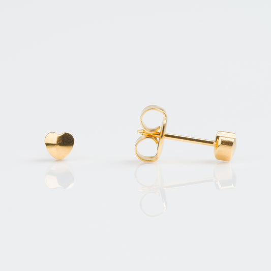 Gold Plated 4mm Heart (18)